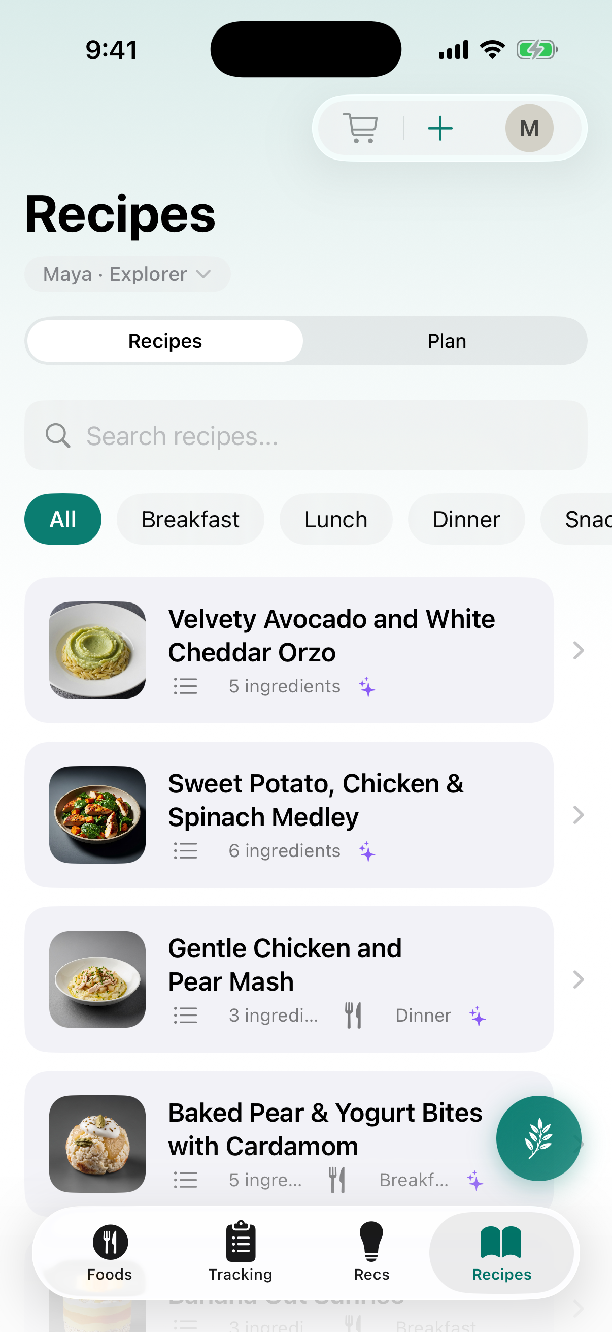 Toddler Friendly Recipes