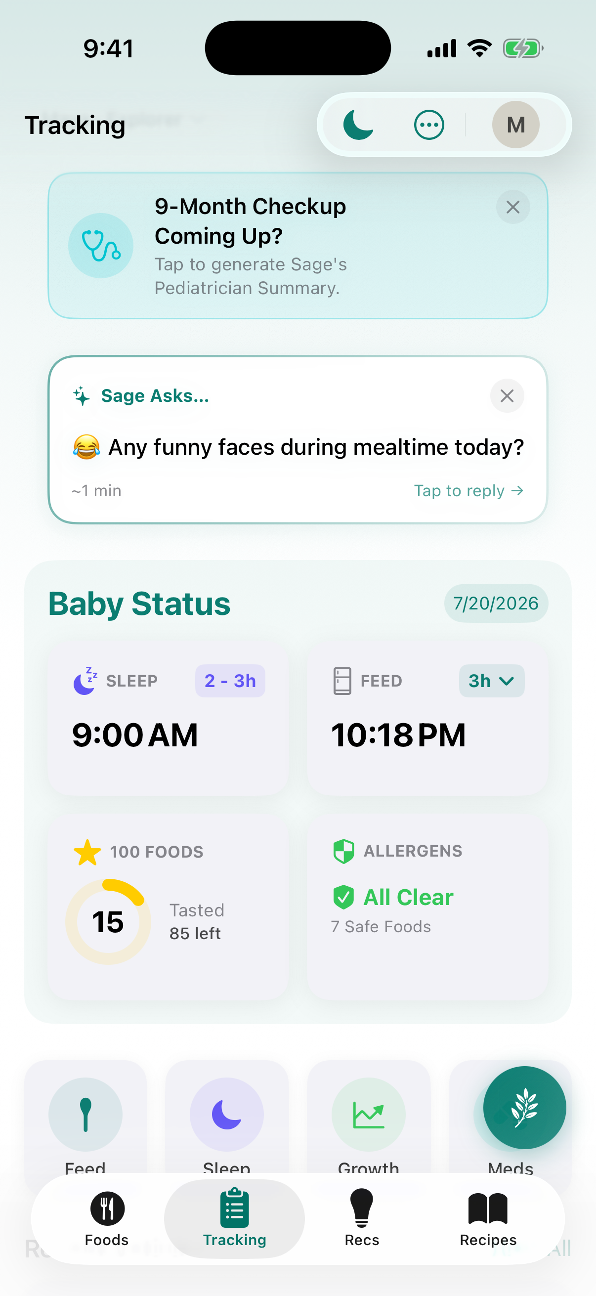 100 Foods Challenge Dashboard