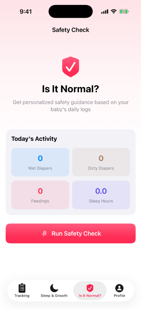 Is It Normal? Safety Check